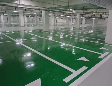 安顺安顺小区停车场标线